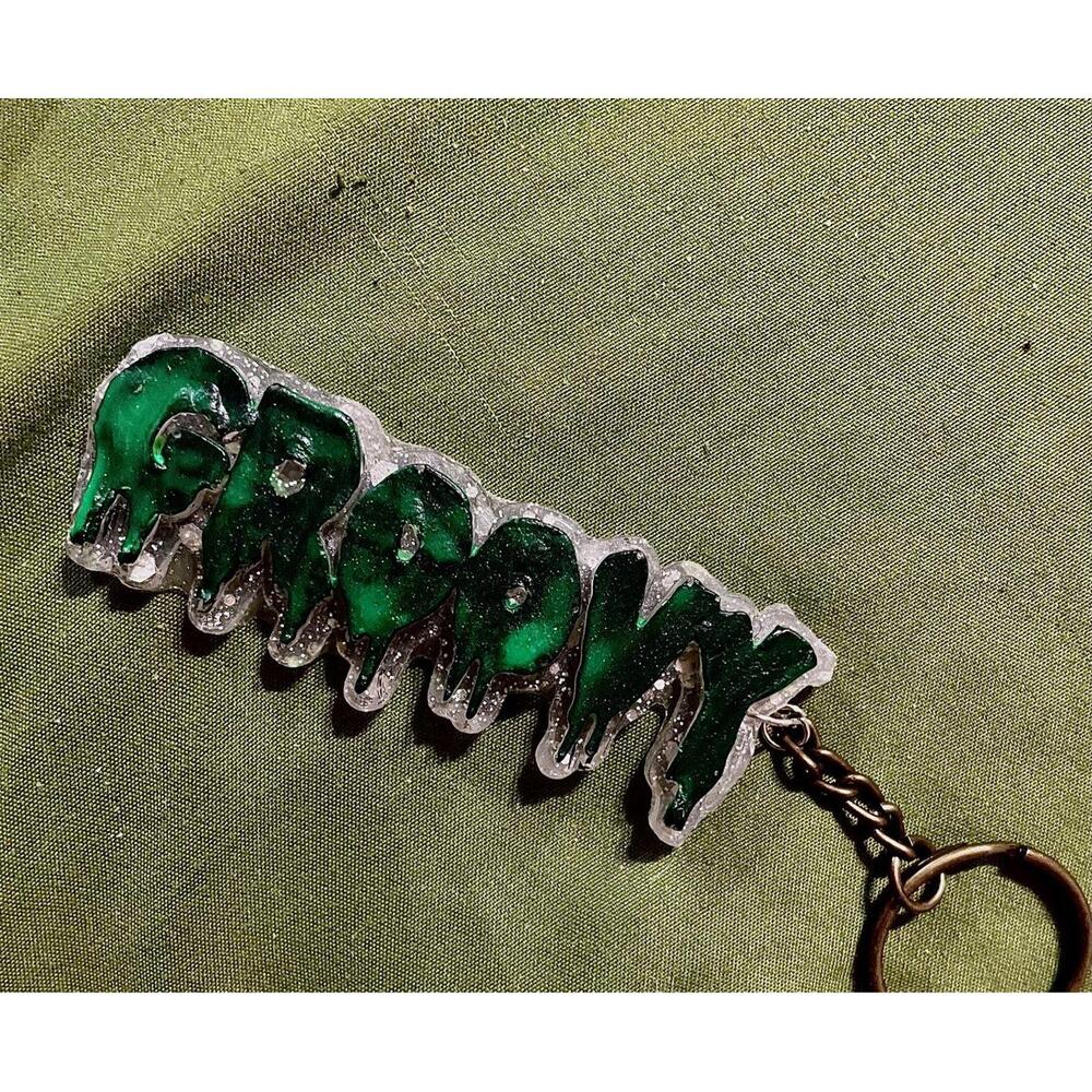 Ash williams vs Evil Dead army of darkness the groovy keychain glow horror movie